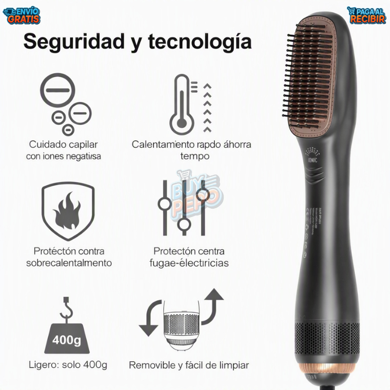 AirStyle™ 💨 - Cepillo secador de pelo ✨