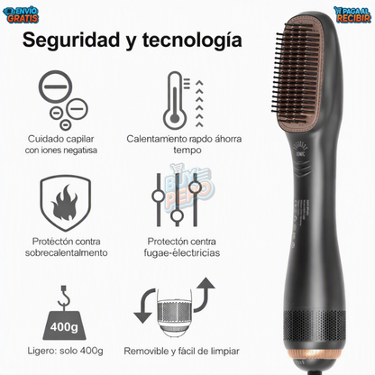AirStyle™ 💨 - Cepillo secador de pelo ✨