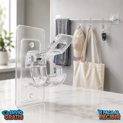 CurtainEasy™ 🪟 - Soporte adhesivo para cortinas ✨