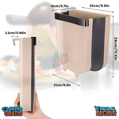 FoldBin™ 🗑️ - Basurero plegable multiuso ♻️