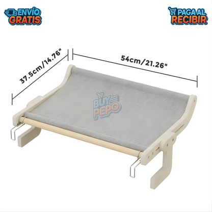 PawLounge™ 😼 - Camita Colgante Para Gato ☀️