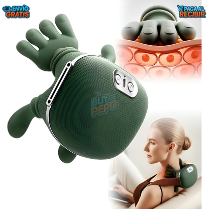 RelaxHug™ 💆 - Masajeador cuello con calor 🔥