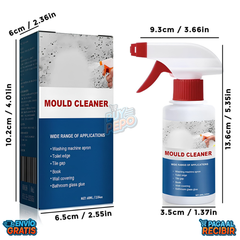 MoldZero™ 🧴 - Spray elimina moho ✨