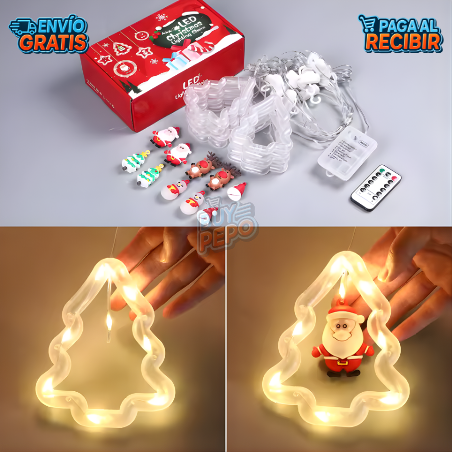 SnowGlow™ ❄️ – Cortina LED Cascada Navideña ✨