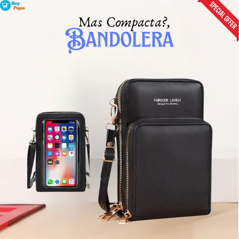 ✨ BANDOLERA® - 🎒 Cartera Compacta 3 Compartimentos 🧳✨