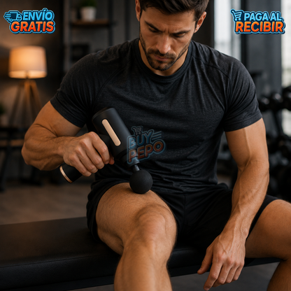 RelaxGun™ 💪 - Pistola Masajeadora Muscular 🔋