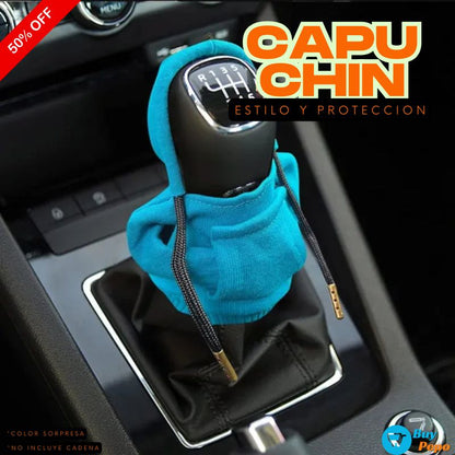 CapuchinCar™ 🥷 - Hoodie Protector de Palanca de Cambios 🚗🎉