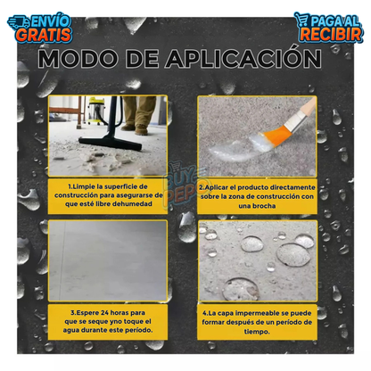 SealPro™ 💧 - Sellador impermeable transparente 300gr 🛠️