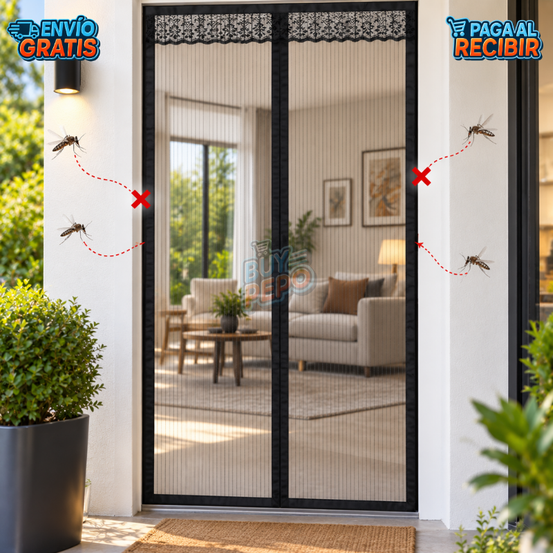 FreshDoor™ 🌬️ - Cortina magnética antimosquitos 🦟