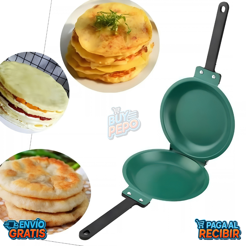 CampChef™ 🏕️ - Sartén doble portátil 🔥