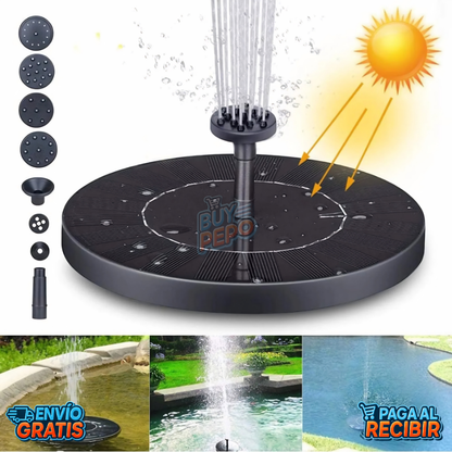 AquaSun™ ☀️ - Fuente solar flotante 💧