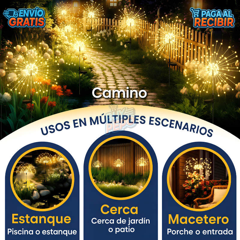 GardenGlow™🎄 - Pack de luces decorativas ✨