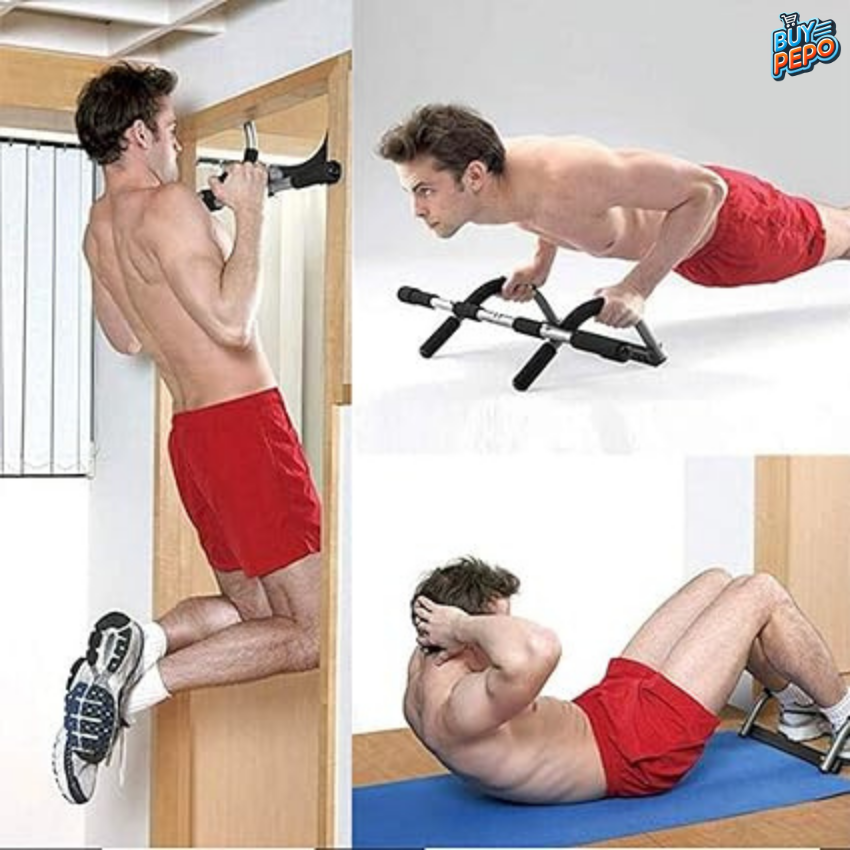 IronDoor™ 💪 - Barra ejercicio multifunción 🏋️