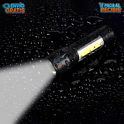 PocketBeam™ 🔦 - Linterna LED recargable USB ⚡