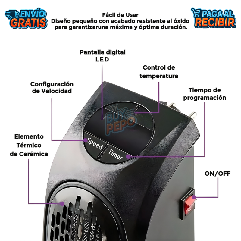 WarmBox™ 🔥 - Mini calefactor portátil 🔥