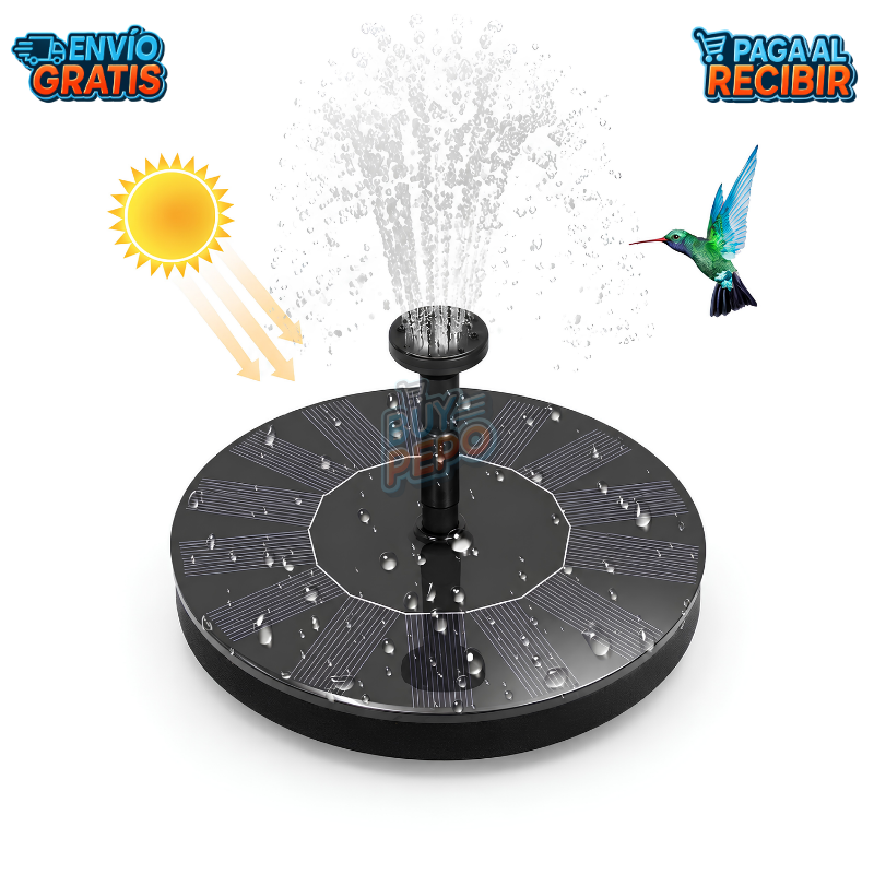 SolarFountain™ 💦 - Mini fuente de agua solar ☀️