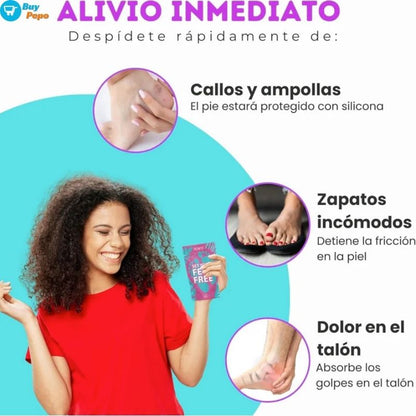 🔥 AliFoot™ 💎 - Par de Plantillas Gel Alivia Talón 🦶✨