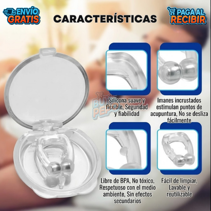 AirQuiet™ 🌙 - Clip nasal descanso 😌