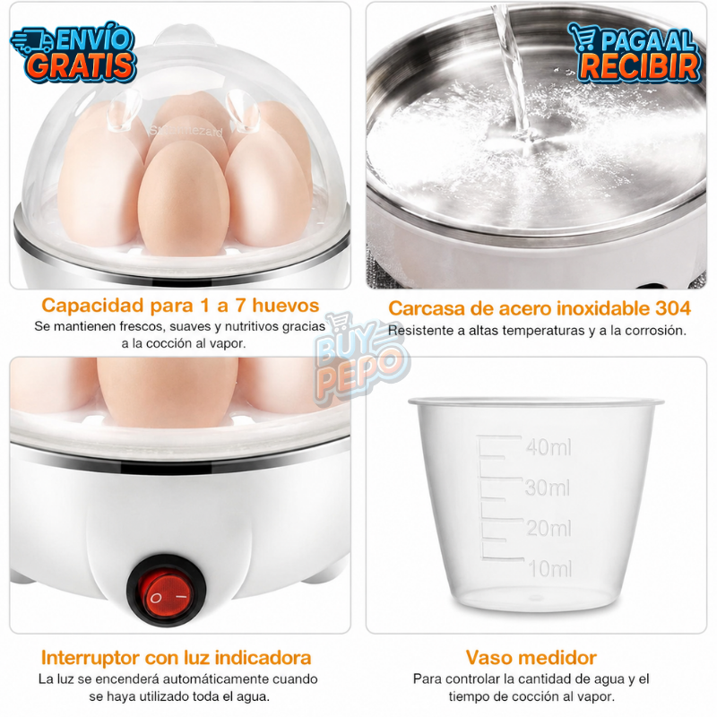 QuickEgg™ 🍳 - Huevos perfectos al instante ⏱️