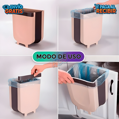 FoldBin™ 🗑️ - Basurero plegable multiuso ♻️