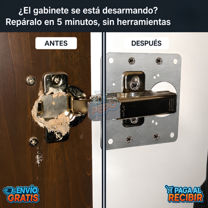 DoorShield™ 🛠️ - Placa refuerzo bisagras 🚪