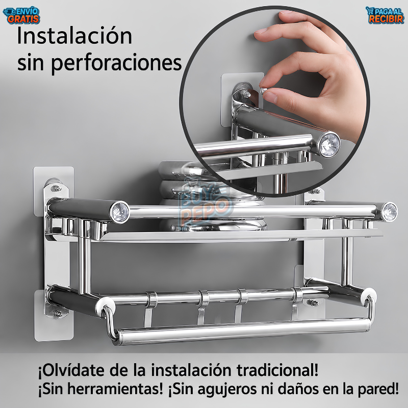 WallEasy™ 🖼️ - Soporte invisible sin taladro ✨