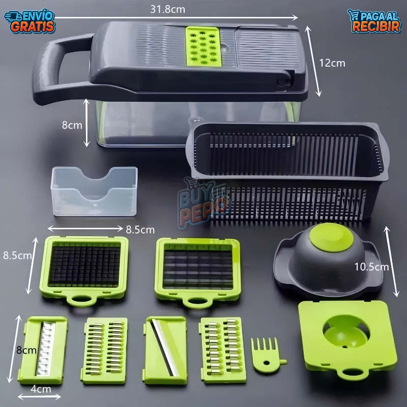 ChopMax™ 🥗 - Multi picador de vegetales ⚡