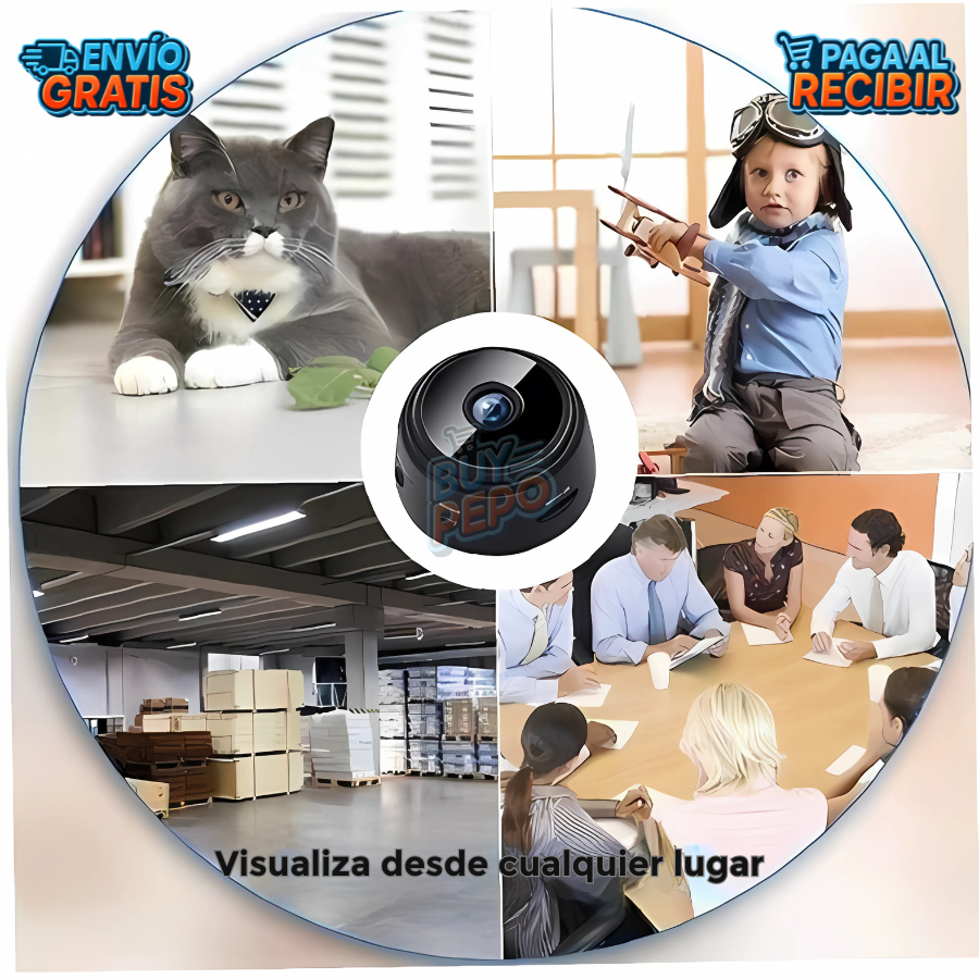SpyGuard™ 👁️ - Mini cámara vigilancia 🔒