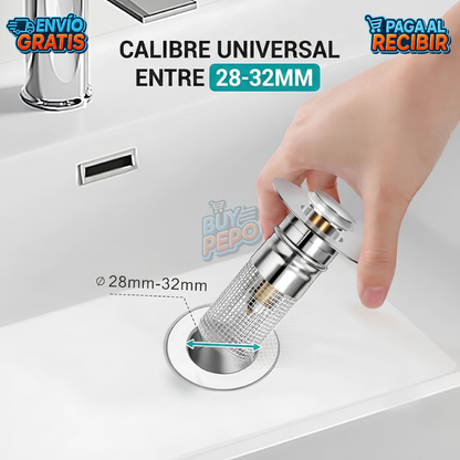 DrainLock™ 🚰 - Tapón filtro 2 en 1 ✨