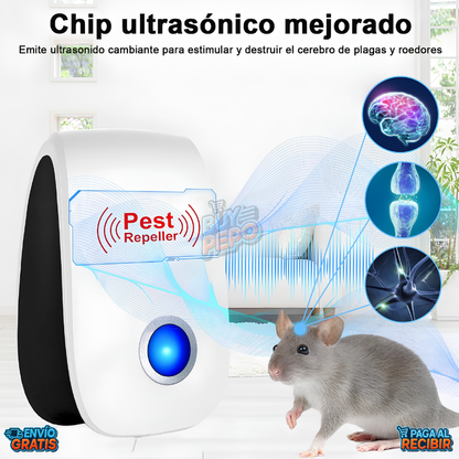 UltraShield™ 🛡️🐭 - Repelente ultrasónico hogar 🔊