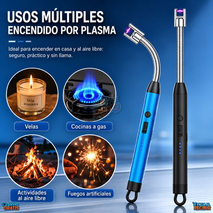 PlasmaSpark™ ⚡ - Encendedor eléctrico recargable 🔥