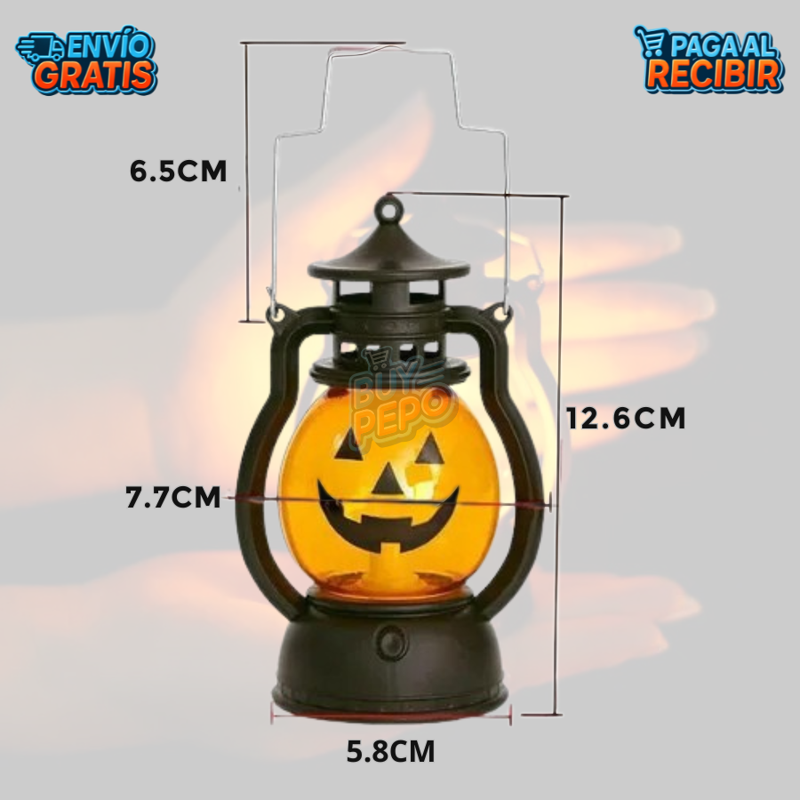 PumpkinGlow™ 🎃 - 3x1 Lámpara LED Halloween ✨