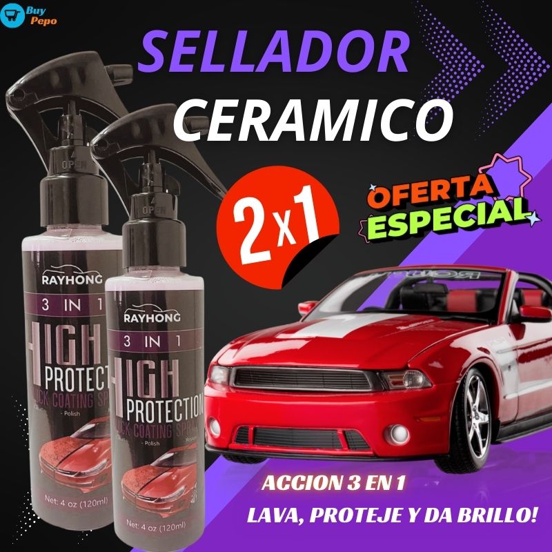 🛡️💎 Sellador Cerámico 3 en 1 ✨🚗- HIGH PROTECT®