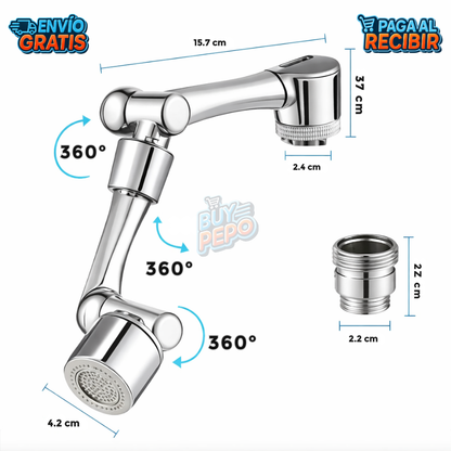 AquaSpin™ 💧 - Extensor grifo giratorio 🔄