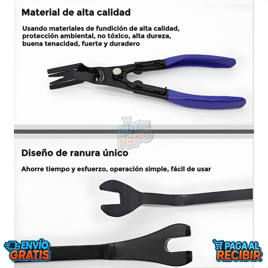 TrimMaster™🛡️ - Kit extractor de molduras 🚗🔧