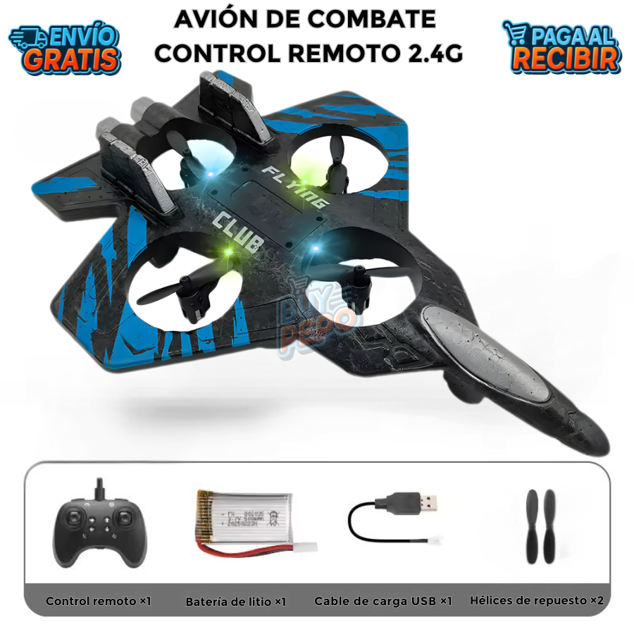 SkyRush™ ✈️ - Avión Acrobático Antigolpes 🚀