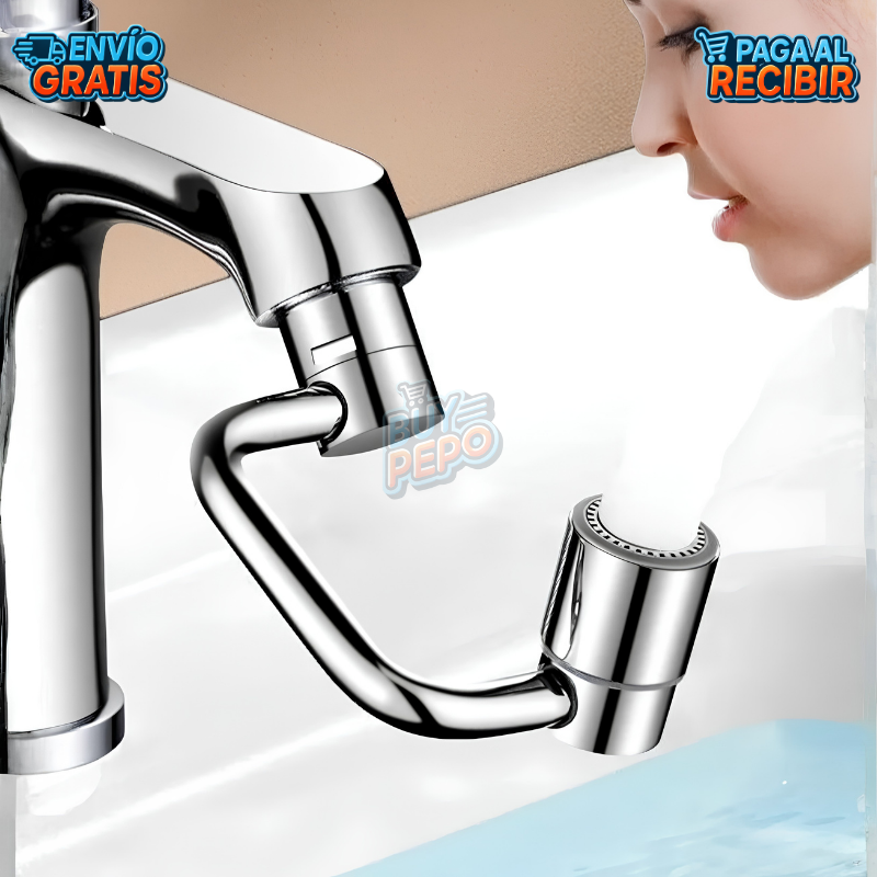 FlexTap™ 🚰 - Adaptador giratorio para grifo ✨
