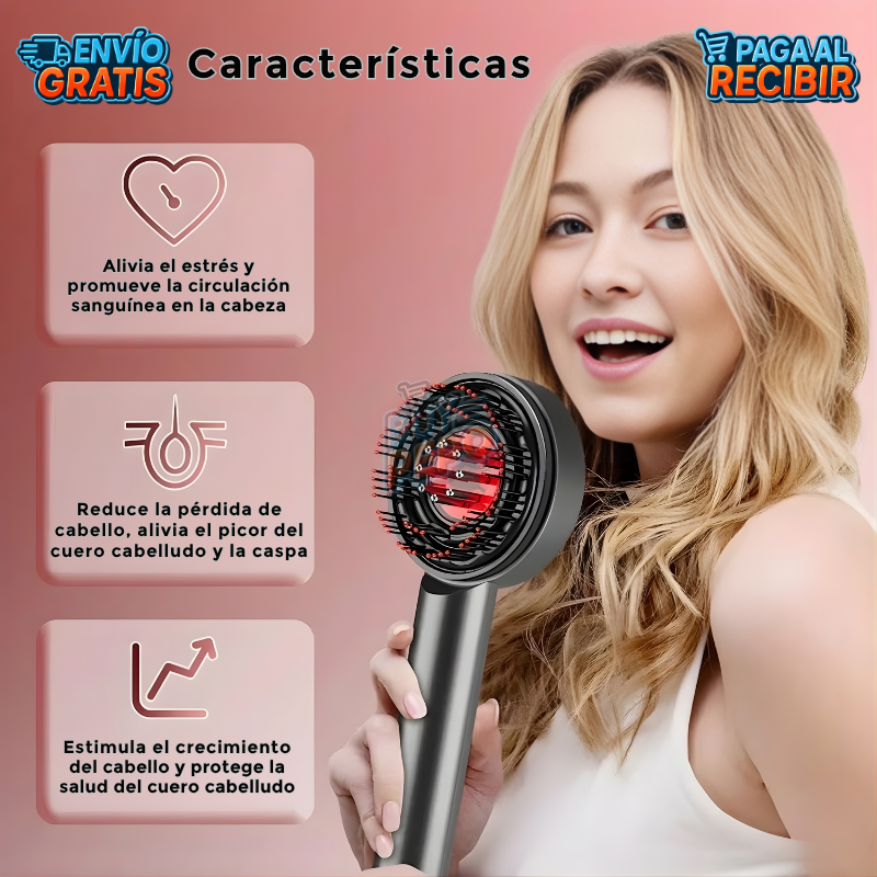 VibraRoot™ 💥 - Cepillo masaje crecimiento 🌱