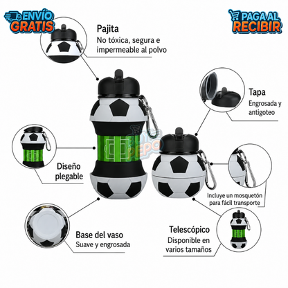 KickTherm™ 🥤 - Botella térmica deportiva ⚽
