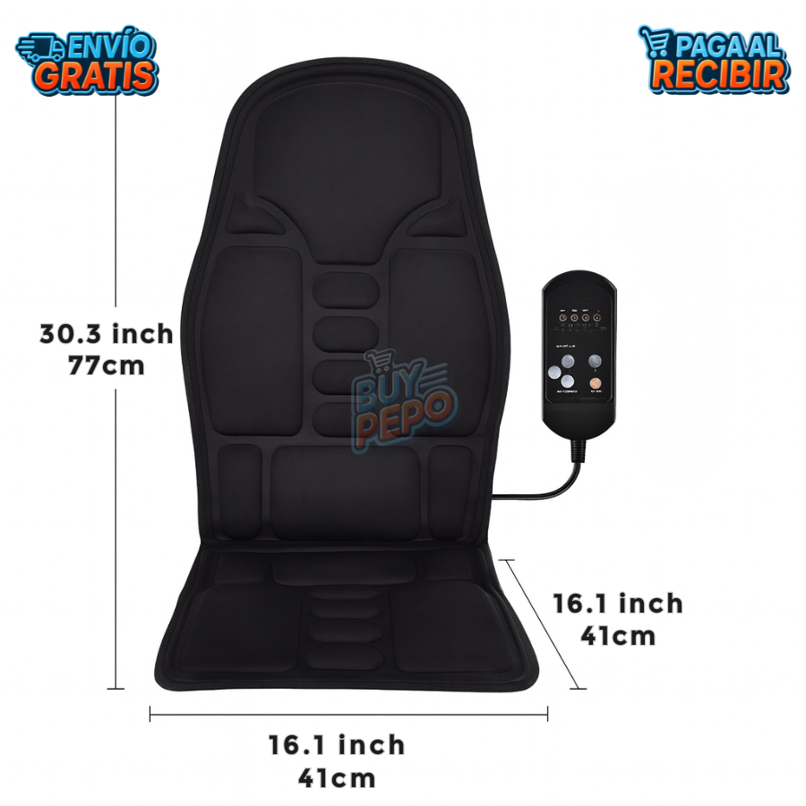 RelaxaDrive™ 💺 – Asiento masajeador portatil 🧘‍♂️