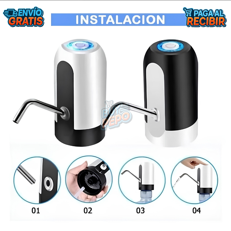 AquaFlow™ 💧 - Dispensador de agua USB 🔋
