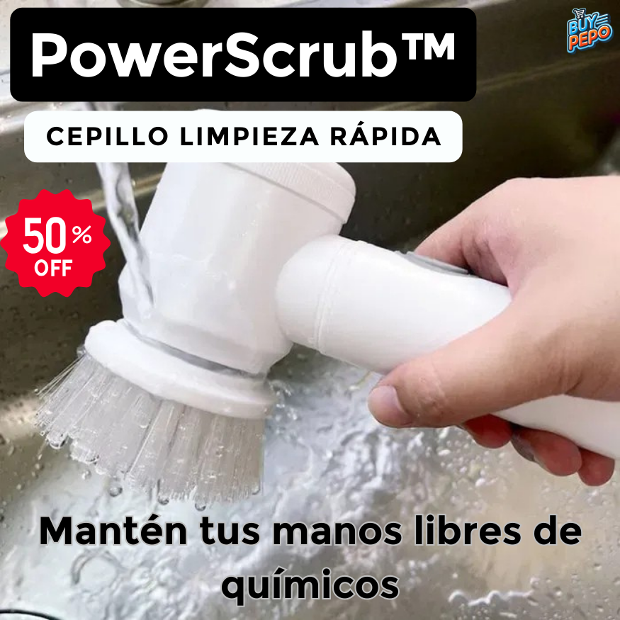 PowerScrub™ 🧼 - Cepillo limpieza rápida 🧽