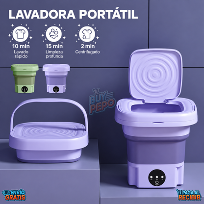 CleanFold™ ✨ - Lavadora portátil compacta 🧺