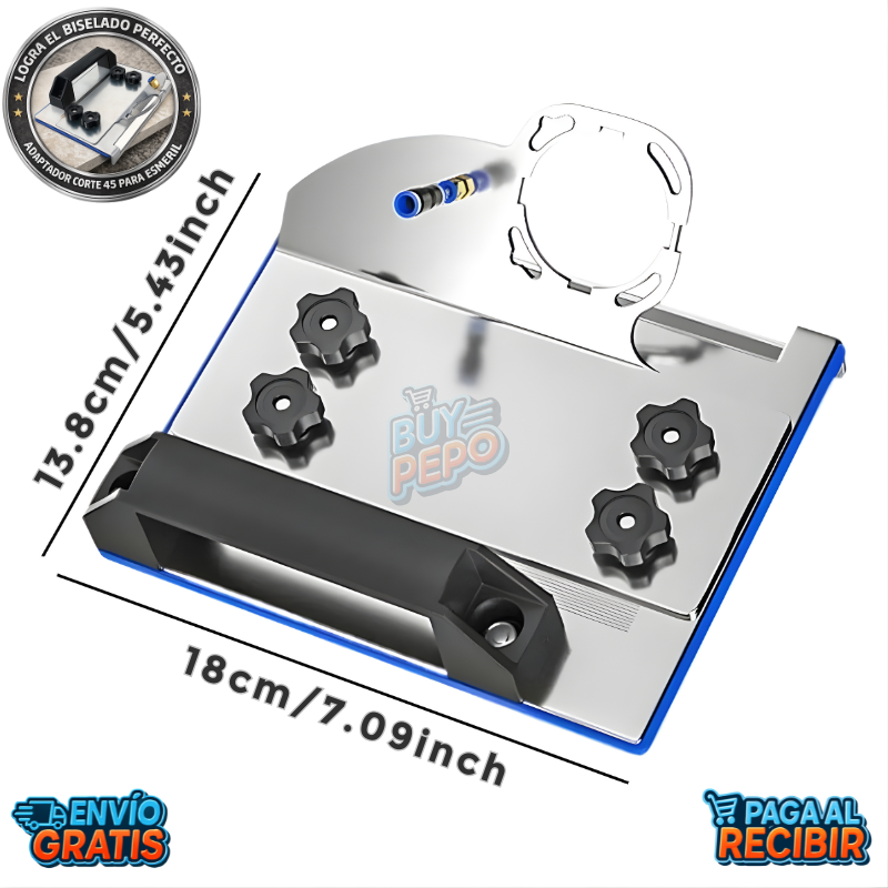 Adaptpro 45™ 🔩 -Logra Un Biselado Premium Con Tu Esmeril 🛠️