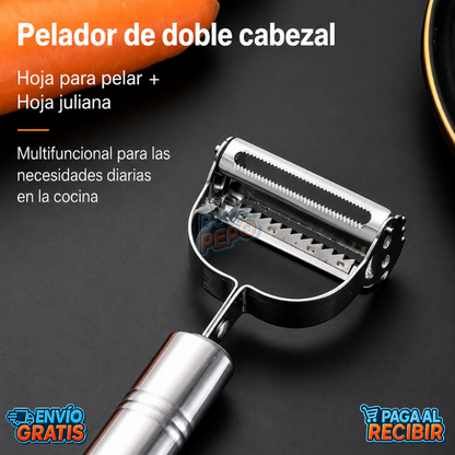 ChefBlade™ 🥕 - Pelador rallador 2 en 1 🔪
