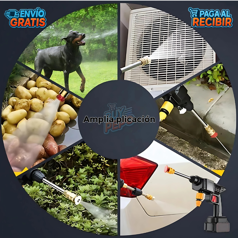 AquaBlast™ 💦 - Hidrolavadora portátil a presión 🚗