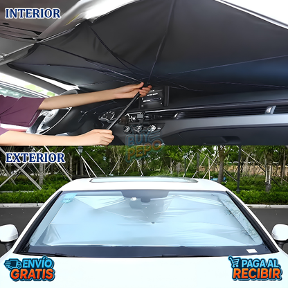SolBlock™ ☀️ - Parasol Plegable Antirrayos 🚗