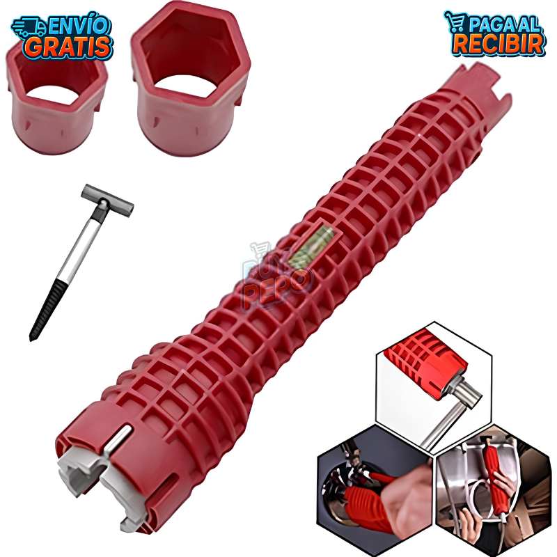 FixReach™ 🔧 - Llave multiuso de gasfitería 🚰