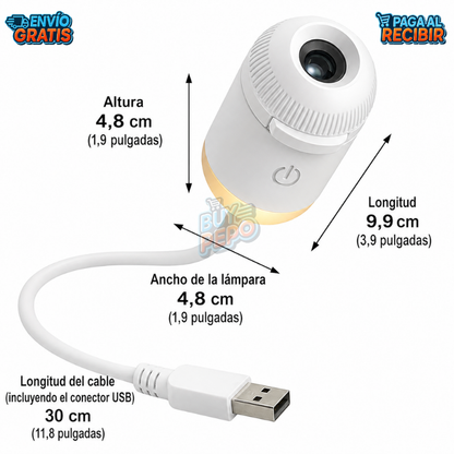 GalaxyNight™ 🌌 - Proyector de Estrellas USB ✨