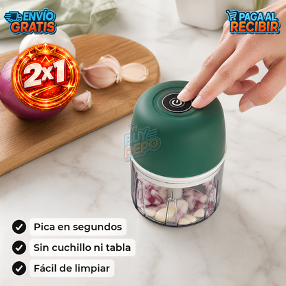 ChopSwift™ 🧄 - Mini picadora eléctrica recargable 🔋